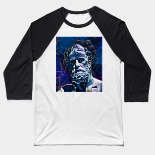 Xenophon Dark Night Portrait | Xenophon Artwork 5 Baseball T-Shirt